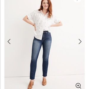 Madewell Slim Straight Jean in Williams wash